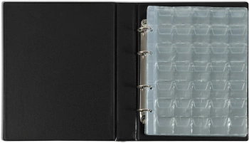 Папка на 4-х D-кольцах Silwerhof Create верт. ПВХ 0.6мм коричневый