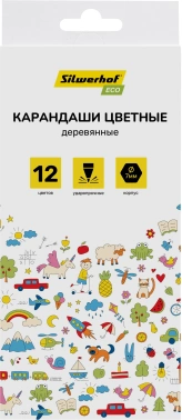 Карандаши цв. Silwerhof  Eco