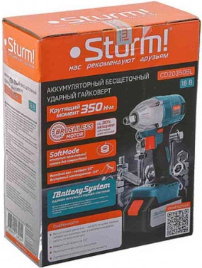 Гайковерт Sturm! CD20350BL