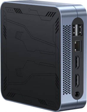 Неттоп Chuwi LarkBox S i3 1220P (1.5) 16Gb SSD512Gb UHDG Windows 11 Pro GbitEth WiFi BT 90W серый/черный