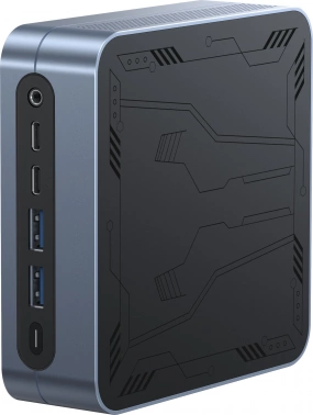 Неттоп Chuwi LarkBox S i3 1220P (1.5) 16Gb SSD512Gb UHDG Windows 11 Pro GbitEth WiFi BT 90W серый/черный