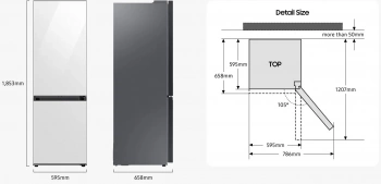 Холодильник Samsung RB34C675EBN/EF