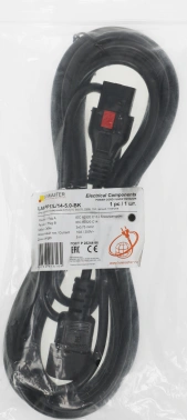 Шнур питания Lanmaster LAN-PP13L/14-5.0-BK