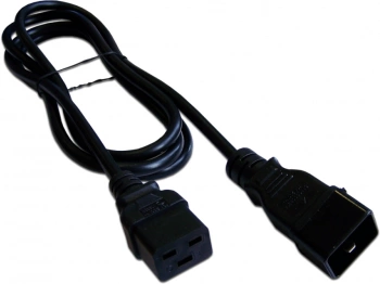 Шнур питания Lanmaster LAN-PP19/20-1.0-BK