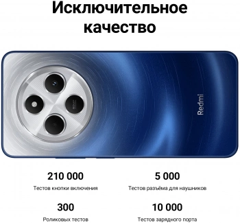 Смартфон Xiaomi Redmi 14C 128Gb 4Gb синий моноблок 3G 4G 2Sim 6.88