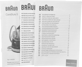 Парогенератор Braun CareStyle 5 IS5245BL