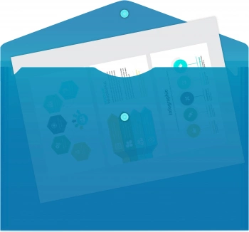 Конверт на кнопке Silwerhof Eco SE-PK120/BLU A4 пластик 0.12мм синий