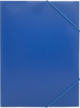 Папка на резинке Silwerhof Eco SE-PR04BLU A4 пластик 0.5мм кор.15мм синий