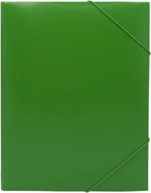 Папка на резинке Silwerhof Eco SE-PR04GRN A4 пластик 0.5мм кор.15мм зеленый