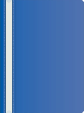 Папка-скоросшиватель Silwerhof Eco SE-PSE20/BLU A4 прозрач.верх.лист пластик синий 0.11/0.13