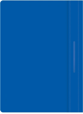 Папка-скоросшиватель Silwerhof Eco SE-PSE20/BLU A4 прозрач.верх.лист пластик синий 0.11/0.13