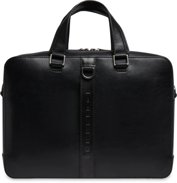Сумка мужская The Bridge Giacomo 062835EX/7R с отделением для ноутбука черная натур.кожа