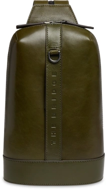 Рюкзак слинг мужской The Bridge Giacomo 052835EX/4T оливковый кожа