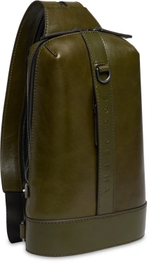 Рюкзак слинг мужской The Bridge Giacomo 052835EX/4T оливковый кожа