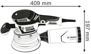 Эксцентриковая шлифмашина Bosch  GEX 40-150