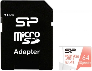 Флеш карта microSDXC 64GB Silicon Power  SP064GBSTXDV3V20SP