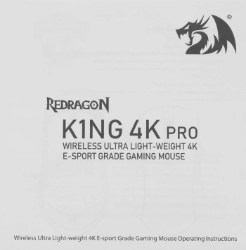 Мышь Redragon K1ng 4K Pro