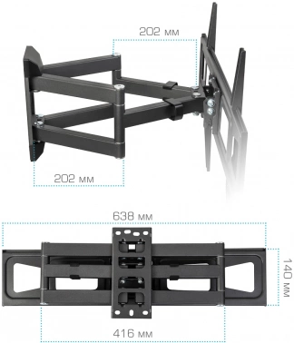 Кронштейн для телевизора Kromax CORBEL-11