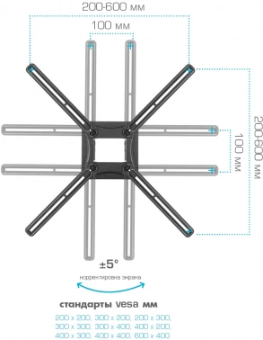 Кронштейн для телевизора Kromax CORBEL-12