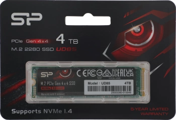 Накопитель SSD Silicon Power PCIe 4.0 x4 4TB SP04KGBP44UD8505