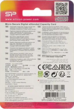 Флеш карта microSDXC 512GB Silicon Power  SP512GBSTXDV3V20SP