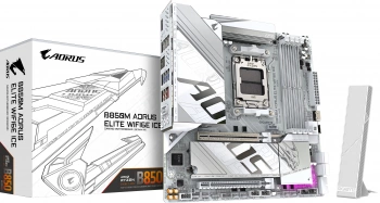 Материнская плата Gigabyte B850M AORUS ELITE WIFI6E ICE