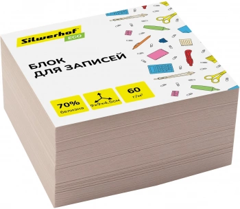 Блок для записей бумажный Silwerhof Eco Эконом