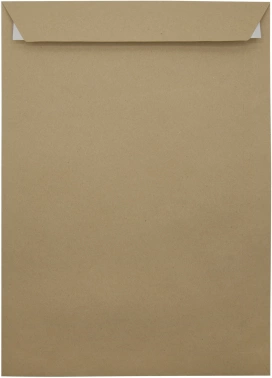 Пакет почтовый Silwerhof Eco 381227.25 C4 229x324мм силиконовая лента крафт 130г/м2 (pack:25pcs)