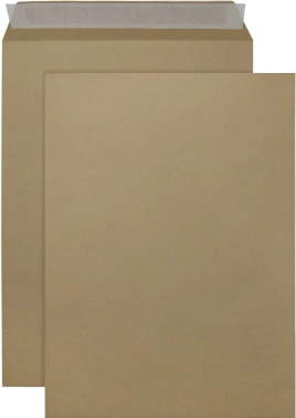 Пакет почтовый Silwerhof Eco 381227.25 C4 229x324мм силиконовая лента крафт 130г/м2 (pack:25pcs)