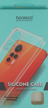 Чехол (клип-кейс) BoraSCO для Tecno Spark 30C Silicone Case