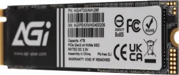 Накопитель SSD AGi PCIe 3.0 x4 4TB AGI4T0GIMAI298