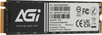 Накопитель SSD AGi PCIe 4.0 x4 2TB AGI2T0G44AI828-CB AI828