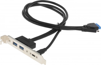 Адаптер USB 2xUSB3.0 1xUSB3.1 Type-C Bulk
