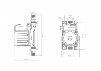 Насосная станция Джилекс Комфорт Про 25/9
