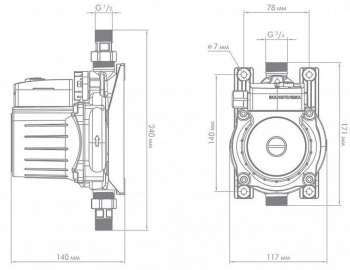 Насосная станция Джилекс Комфорт Про 30/12