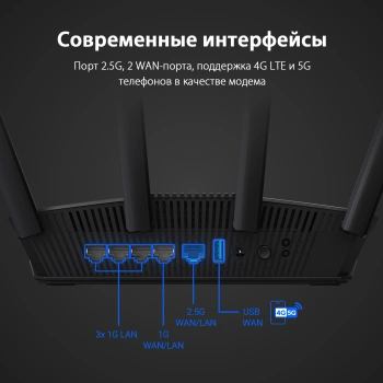 Роутер беспроводной Asus RT-BE58U
