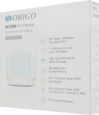 Роутер беспроводной Origo OWR1230ACF