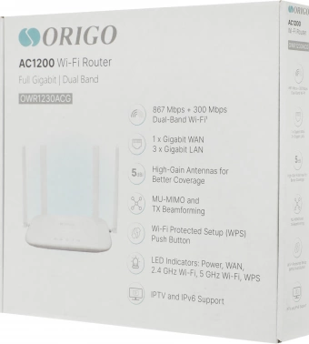 Роутер беспроводной Origo OWR1230ACG