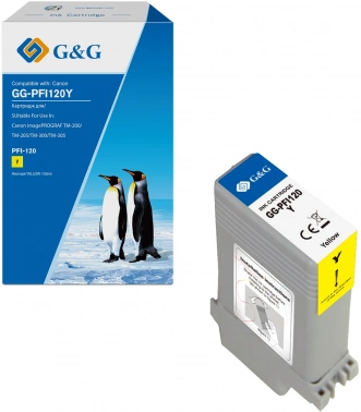 Картридж струйный G&G GG-PFI120Y