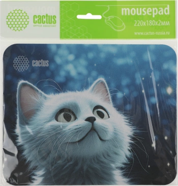 Коврик для мыши Cactus White Cat