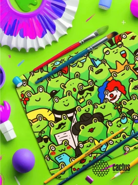 Коврик для мыши Cactus Frogs