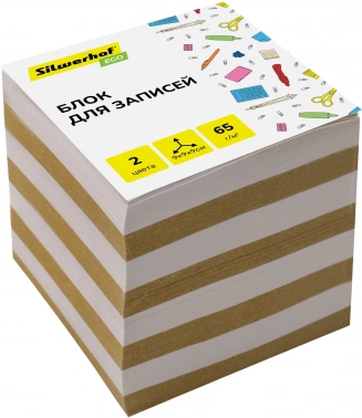 Блок для записей бумажный Silwerhof Eco Эконом