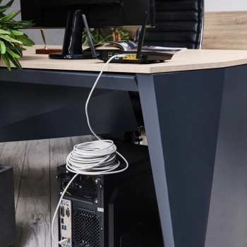 Патч-корд Rexant 18-1012 UTP RJ-45 вил.-вилка RJ-45 кат.5E 25м серый ПВХ