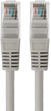 Патч-корд Rexant 18-8007 UTP RJ-45 вил.-вилка RJ-45 кат.5E 5м серый LSZH