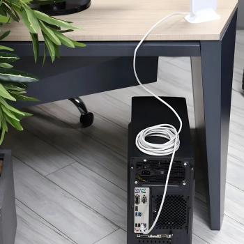 Патч-корд Rexant 18-8007 UTP RJ-45 вил.-вилка RJ-45 кат.5E 5м серый LSZH