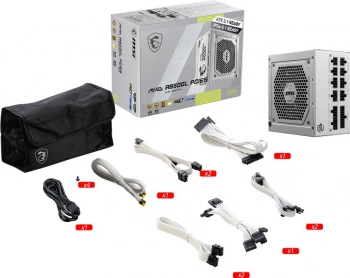 Блок питания MSI ATX 850W MAG A850GL WH PCIE5