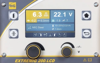 Сварочный полуавтомат Hugong Extremig 200 III LCD