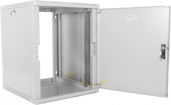 Шкаф коммутационный ЦМО (ШРН-12.350.1) настенный 12U 600x359мм пер.дв.металл 200кг серый 300мм 14кг 180град. 612мм металл