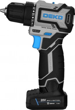 Дрель-шуруповерт Deko Loner 20V PRO