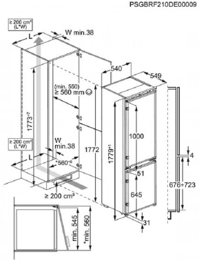 Холодильник AEG OSC6N181ES